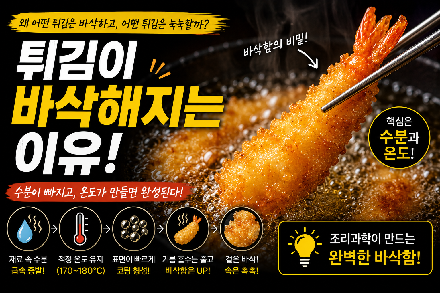 튀김이 바삭해지는 이유 썸네일